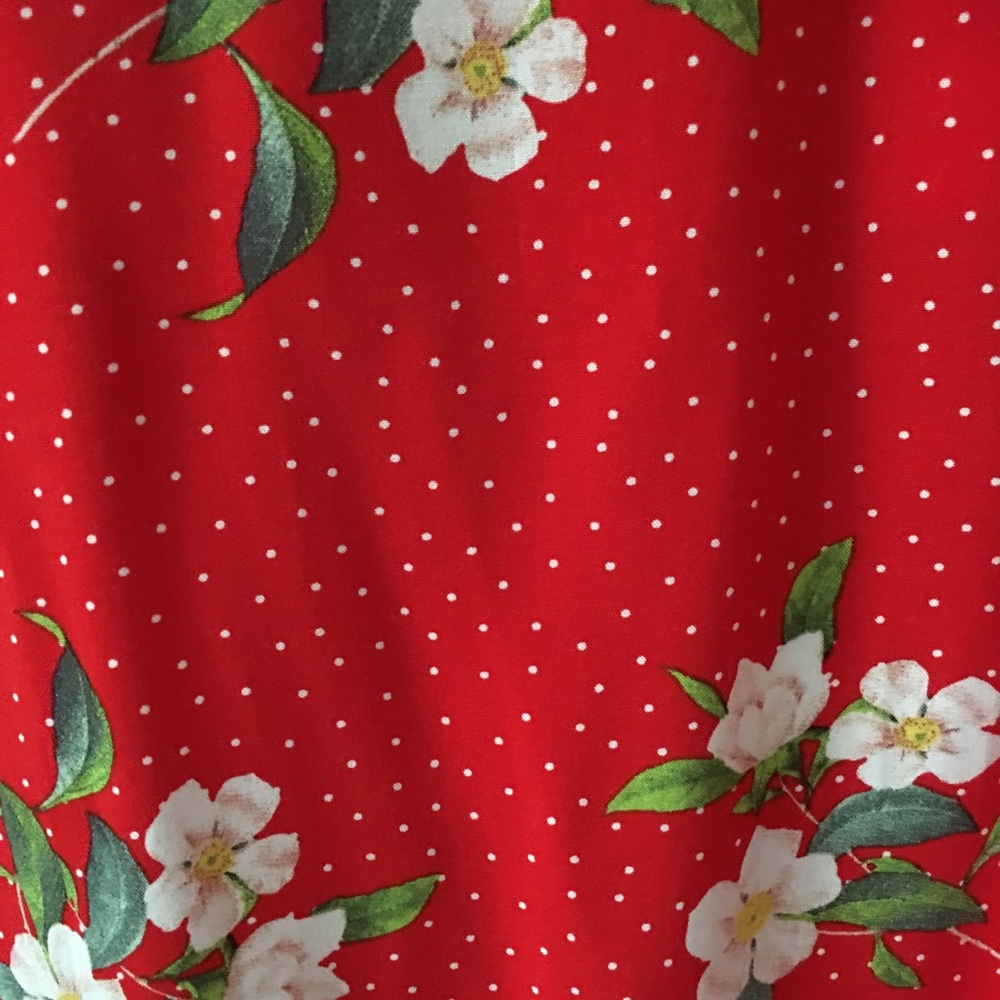 Dorothy Perkins Sleeveless Red Floral Dress Size 4 - Picture 2 of 8